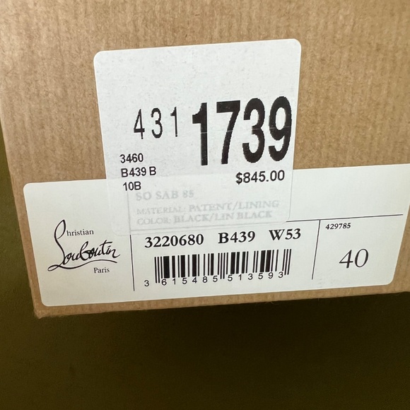 CHRISTIAN LOUBOUTIN Miss Sab Patent Red Sole Pumps - Picture 7 of 7